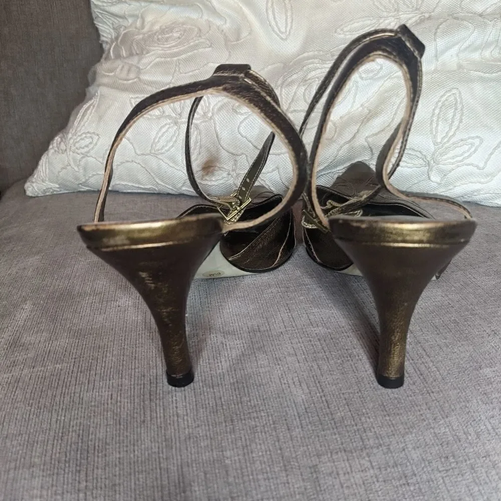 Gianni Binni copper heel sz. 6.5